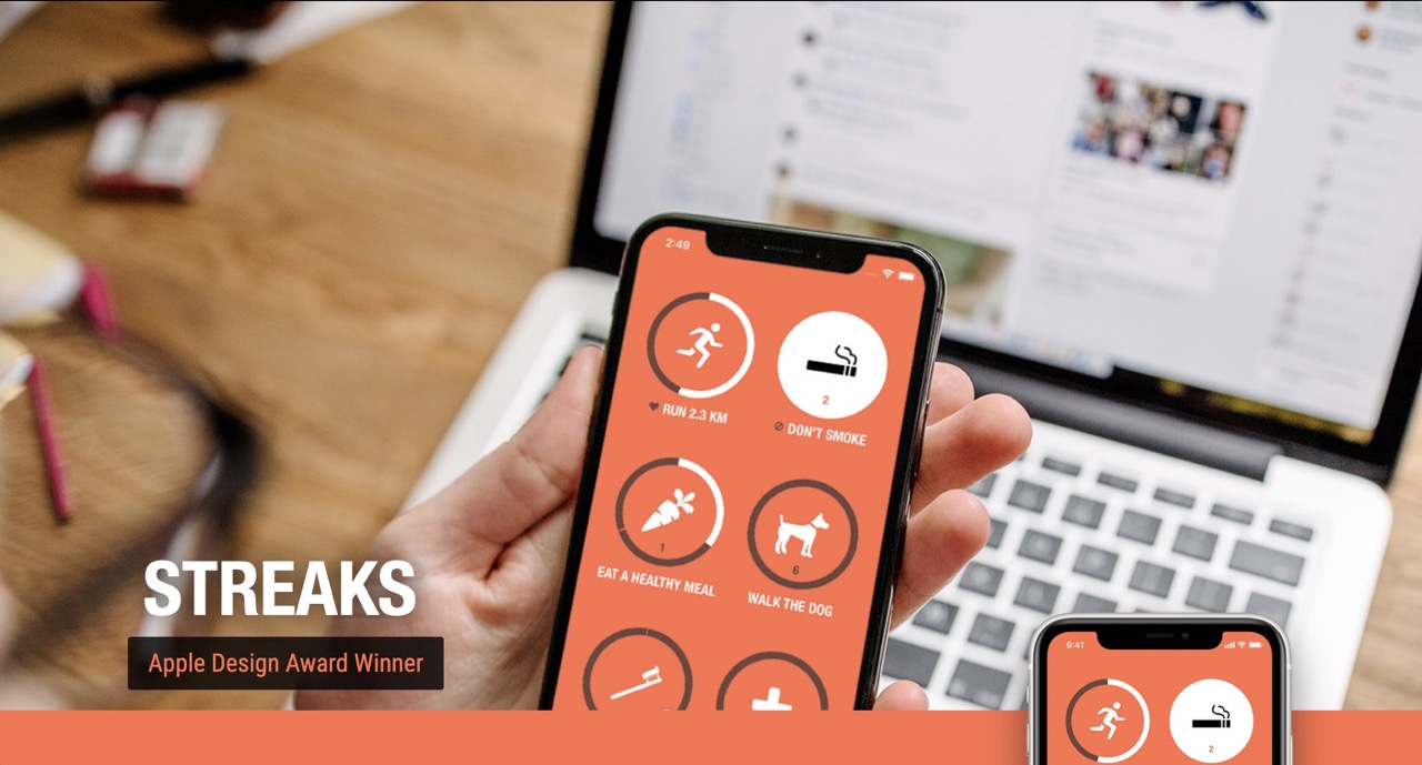 Work from home app - Streaks